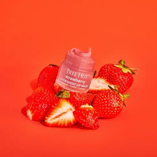 Tree Hut Strawberry Overnight Lip Mask - 0.6oz image {6}