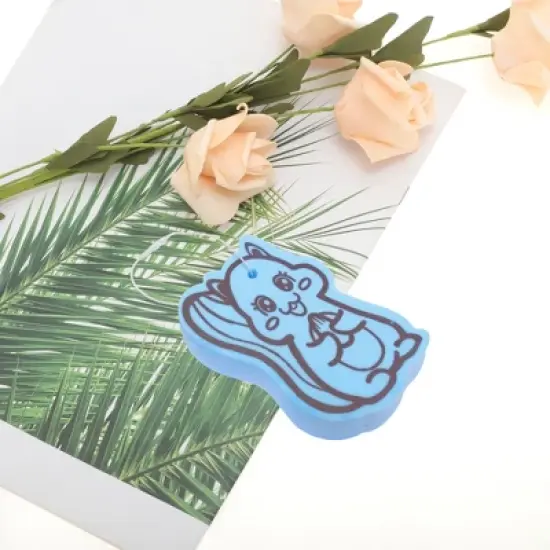 Unique Bargains Cartoon Bath Brush Bath Sponge for Bath 4.53"x2.76"x1.1" 1 Pc image {5}