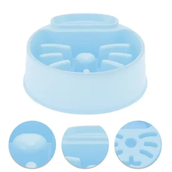 Unique Bargains Cat Shaped Pets Bowl 1 Pc image {2}