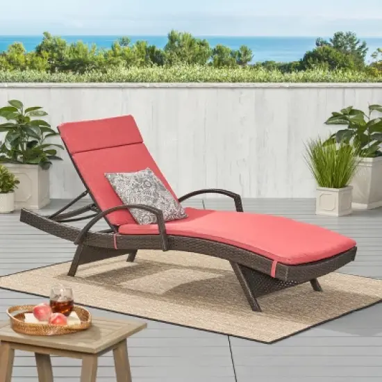 Christopher&nbsp;Knight&nbsp;Home&nbsp;Jessica&nbsp;Outdoor&nbsp;Rattan&nbsp;and&nbsp;Iron&nbsp;Adjustable&nbsp;Chaise&nbsp;Lounge&nbsp;with&nbsp;Cushion image {22}