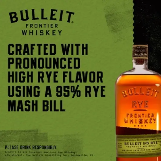 Bulleit 95 Rye Frontier Whiskey - 750ml Bottle image {5}