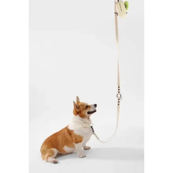 THE LICKER STORE Luna 8FT Adjustable 6-in-1 Waterproof Hands-Free Leash and Collar with LED Flashlight, Bag Dispenser, and Poop Bag Holder image {5}