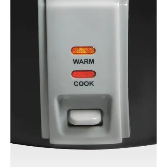 Hamilton Beach 30-Cup Rice Cooker - Black: Nonstick, Cool Touch, Dishwasher-Safe, 1000W, Steamer Function, 1 Setting image {2}