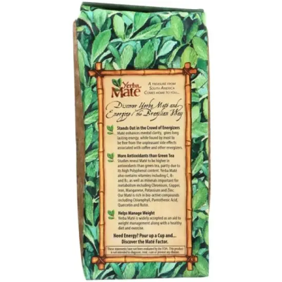 The Mate Factor Organic Yerba Mate Loose Tea - Case of 6/12 oz image {2}