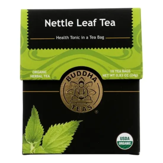 Buddha Teas Organic Nettle Leaf Tea - Case of 6/18 Bags image {1}