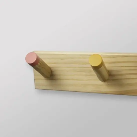 Painted Kids' Wood Hooks  - Pillowfort&trade; image {2}