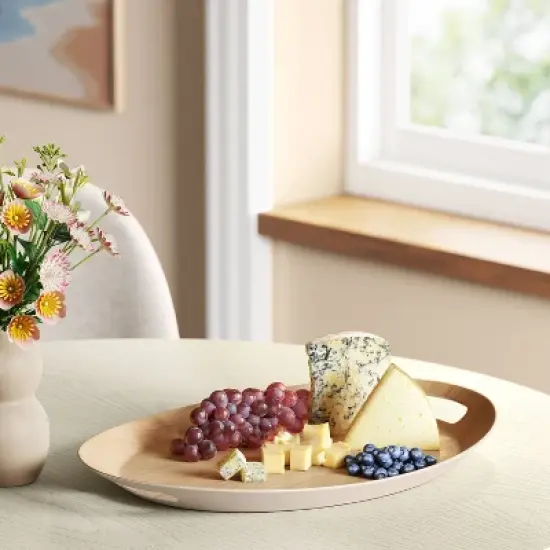 19" Melamine Serving Tray with Handle - Room Essentials&trade; image {1}