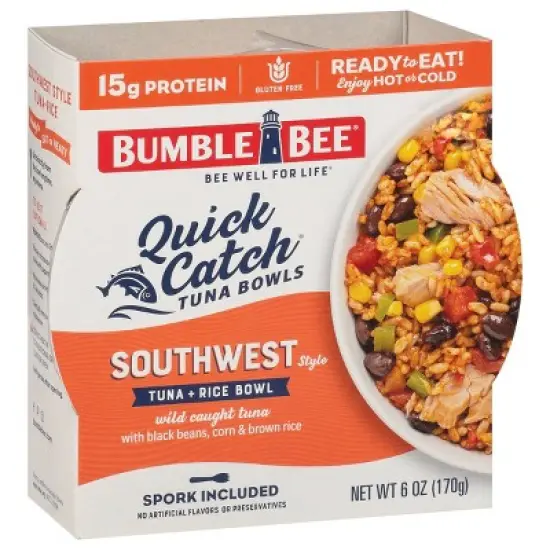 Bumble Bee Quick Catch Southwest Rice Tuna Bowl - 6oz image {2}