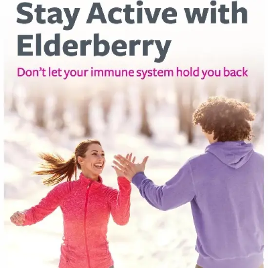 Organic Elderberry Gummies for Adults, Immune Support Supplement with Black Elderberry Vitamin C & Zinc for Daily Immunity, Pure Co, 60ct image {3}