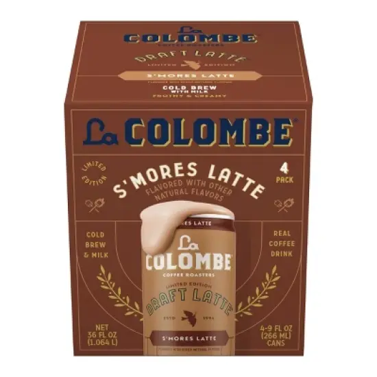 La Colombe S'mores Draft Latte Coffee Drink - 4pk/9 fl oz Cans image {8}