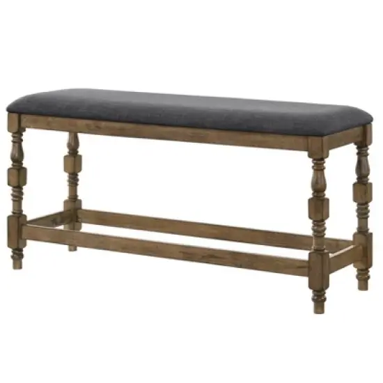 Bringe Upholstered Counter Height Bench - HOMES: Inside + Out image {3}