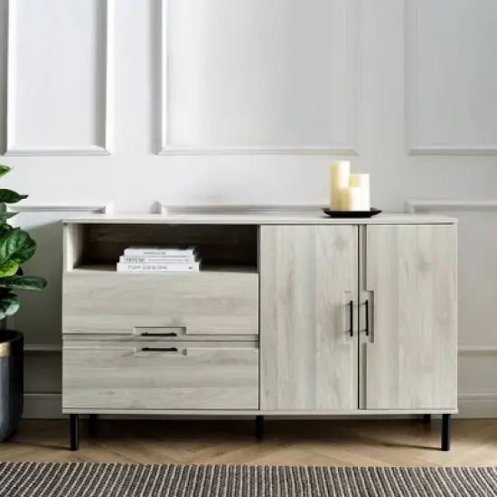 56" 2 Door Contemporary Sideboard - Saracina Home image {1}