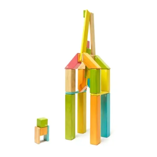 Tegu Magnetic Wooden Blocks, 42-Piece Set, Tints image {6}