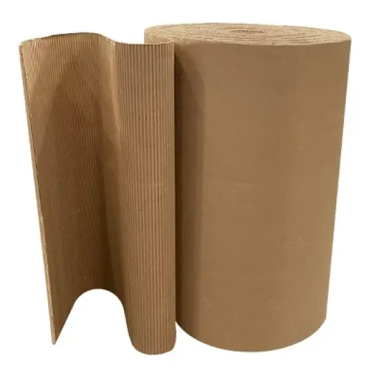 UOFFICE Corrugated Wrap 30" x 250' x 1/8" Thick - B Flute Cardboard Wrap image {2}