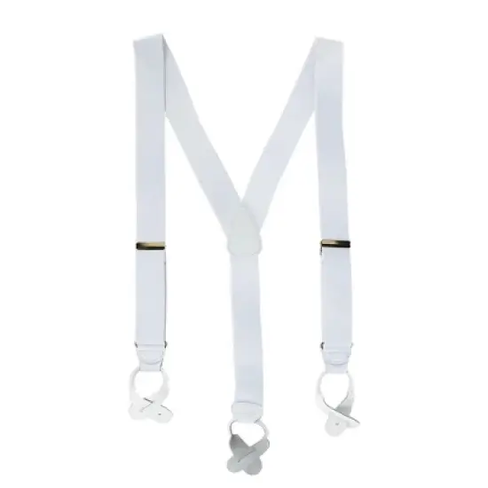 CTM Men's Elastic Button End Suspenders image {7}