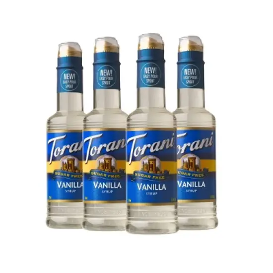 Torani Sugar Free Vanilla Syrup - 1500ml/4ct image {5}