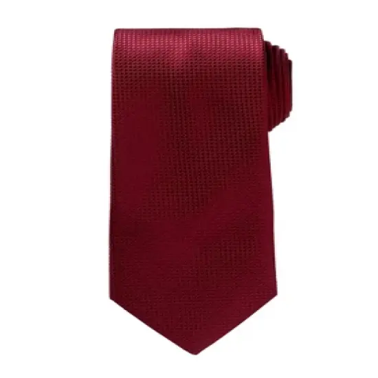 KS Signature by KingSize Men's Big & Tall  Extra Long Classic Textured Tie Necktie image {5}