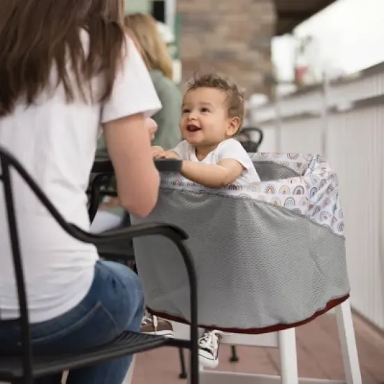Boppy Multi-Use Cover for Baby - Spice Rainbow Arches image {2}