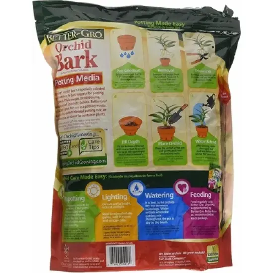 Sun Bulb Better-Gro Orchid Bark, 4-Quart image {1}