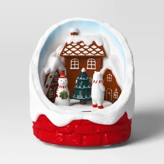 7'' Christmas Animated Gingerbread House Snowglobe - Wondershop&trade; image {2}