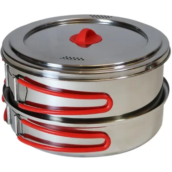 Coghlan's Stainless Steel Outdoor Camping Cooking Set image {1}