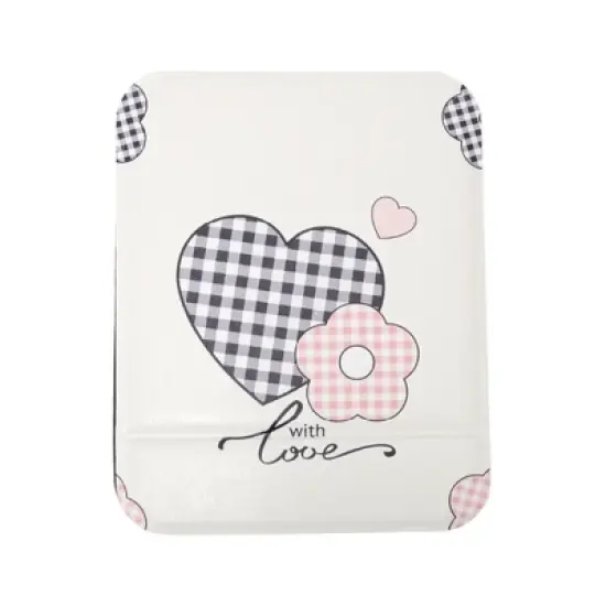 Unique Bargains Women Anti-skid Makeup Mirror for Travel Black 1 Pc image {6}