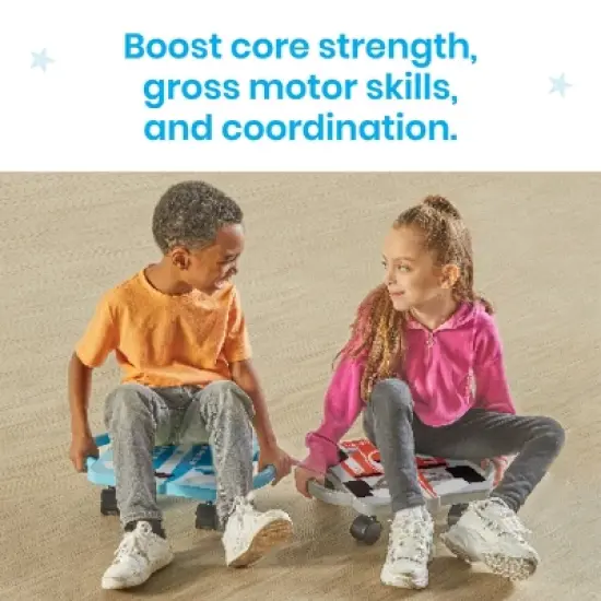 Hand2Mind Speedway Racer Scooter Board - Red: Teaching Aid for Preschool to 8th Grade, Plastic Material image {4}