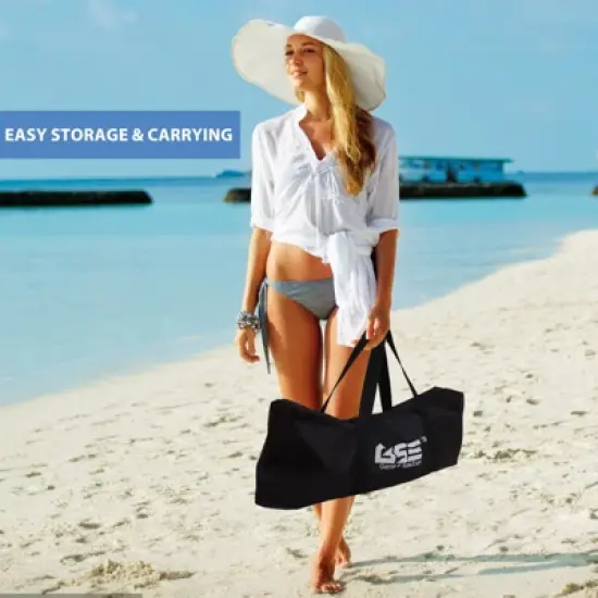 GSE Premium Plastic Ladder Ball Toss Game Set with Ladder Ball Bolas & Carrying Case image {5}