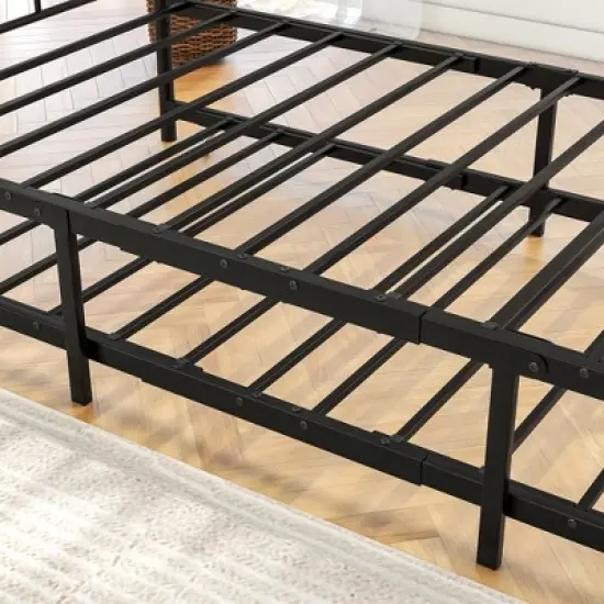 Twin Size Daybed Metal Frame with Trundle Set, Twin Day Bed Sofa, Daybed and Roll Sofa Bed for Guest Room, Bedroom, Living Room, Victorian Style image {7}