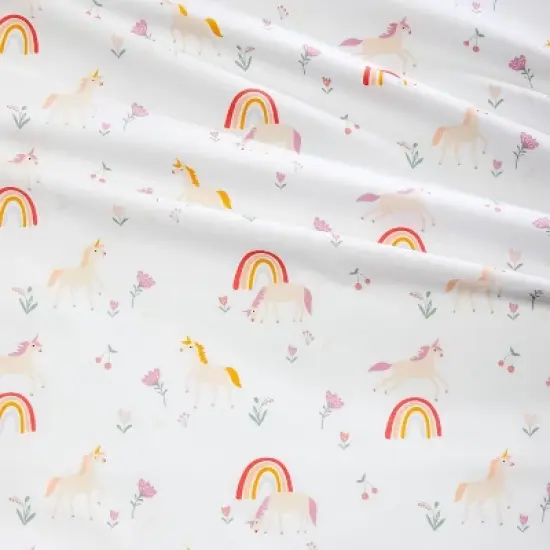 Unicorn Cotton Kids' Sheet Set - Pillowfort&trade; image {3}