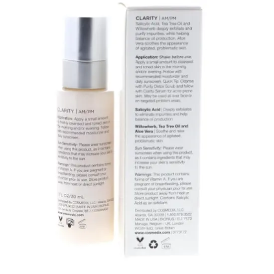 CosMedix Clarity Skin-Clarifying Serum, 1 oz image {4}
