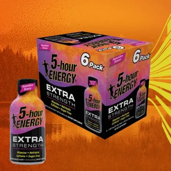 5 Hour Energy Extra Strength Shot - Hawaiian Breeze - 11.58 fl oz/6pk image {1}