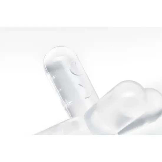 Moonjax Silicone Baby Teether Clear image {9}