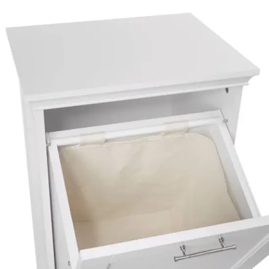 Somerset Tilt-Out Laundry Hamper White - RiverRidge Home image {6}