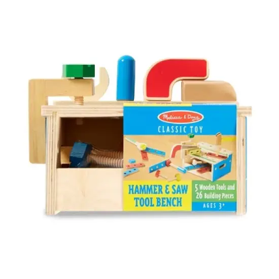 Melissa & Doug Hammer & Saw Tool Bench image {3}