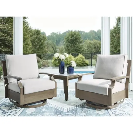 Signature Design by Ashley Rainier Ranch Square End Table, Brown image {3}