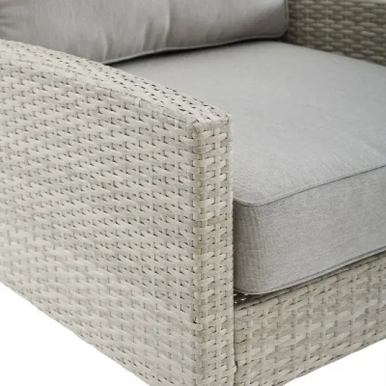Capella 5pc Outdoor Wicker Sofa Set - Gray - Crosley image {14}