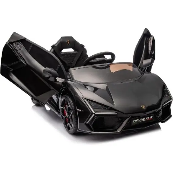 12V Ride On Car for Kids, Licensed Lamborghini Revuelto Electric Vehicle, Battery Powered Sports Car Toy for Boys & Girls image {7}
