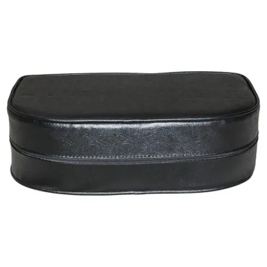 PureSana Chromium Professional Vinyl Child Booster Seat for Salon Chairs, Black image {3}