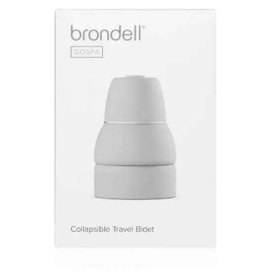 GoSpa Collapsible Travel Bidet with Retractable Nozzle Gray - Brondell image {11}