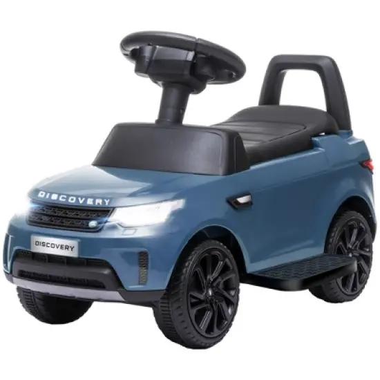 Qaba Land Rover Licensed 6V Ride On Car, 2 in 1 Sliding Car Battery Powered Electric Car for Kids w/ Lights Music Horn, for 18-60 Months image {3}