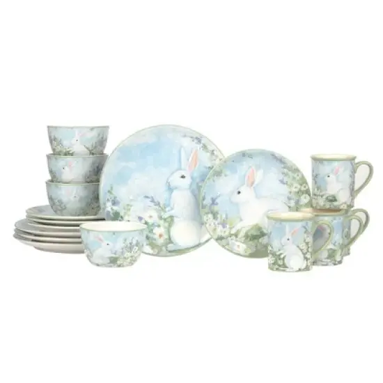 Certified International 16pc Easter Morning Dinnerware Set image {7}