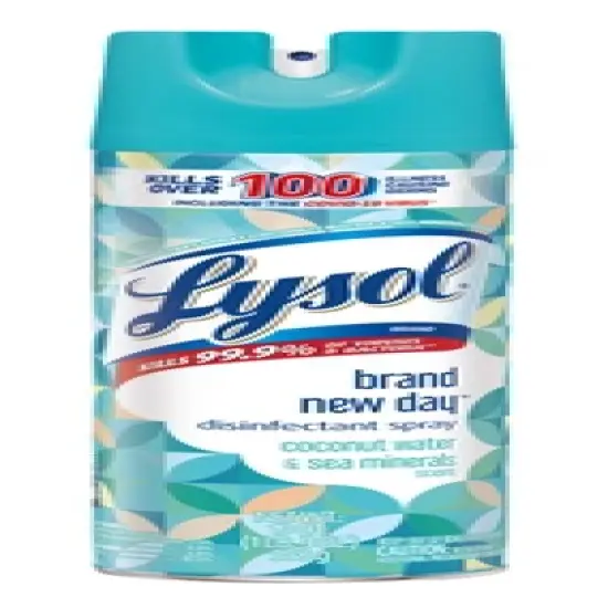 Lysol Disinfectant Spray - Coconut Water & Sea Minerals, 19 Oz image {1}