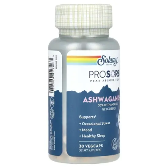 Solaray Ashwagandha, 240 mg, 30 VegCaps image {3}