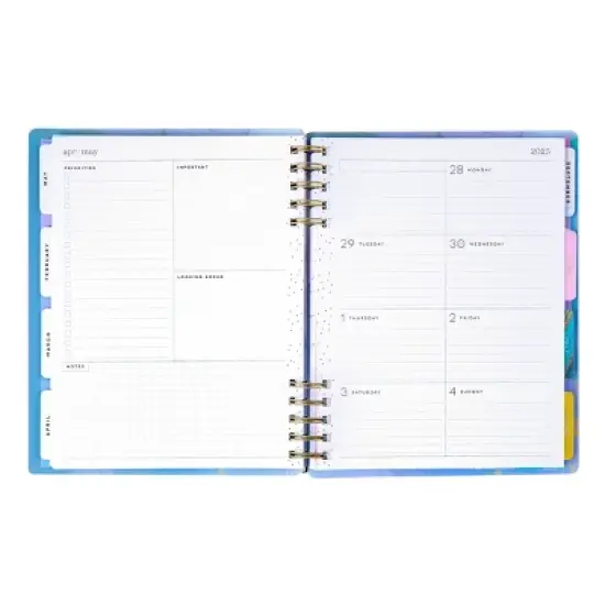 The Happy Planner 2025 Weekly/Monthly Planner 9.75"x8.75" Classic Ethereal Elements: Adult Twin-Wire Calendar, 7x9.25" image {9}