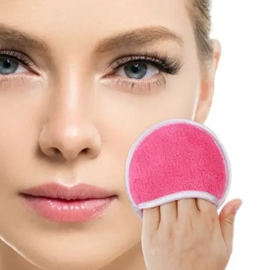 Unique Bargains Cleansing Daily Face Wash Sponges Exfoliating Fingers Glove 4 Pcs image {4}