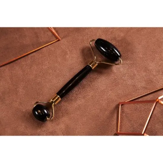 Zoe Ayla Black Obsidian Face Roller - 1ct image {4}
