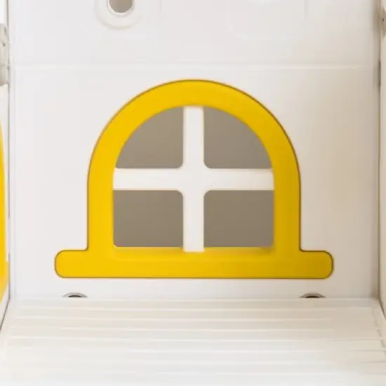 Yinvani 8 in 1 Toddler Slide and Swing Set with 2 Slides, for Ages 1-3 image {7}