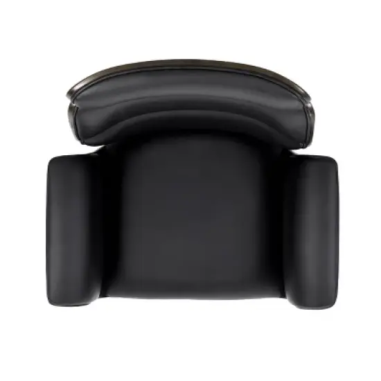 Cannonade Mid Century Modern Swivel Office Chair Black/Gray - Christopher Knight Home image {2}