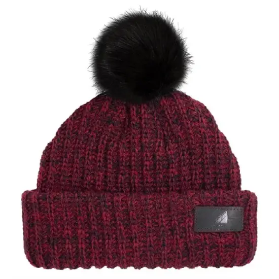 Arctic Gear Toddler Acrylic Ribbed Cuff Winter Hat with Pom image {6}